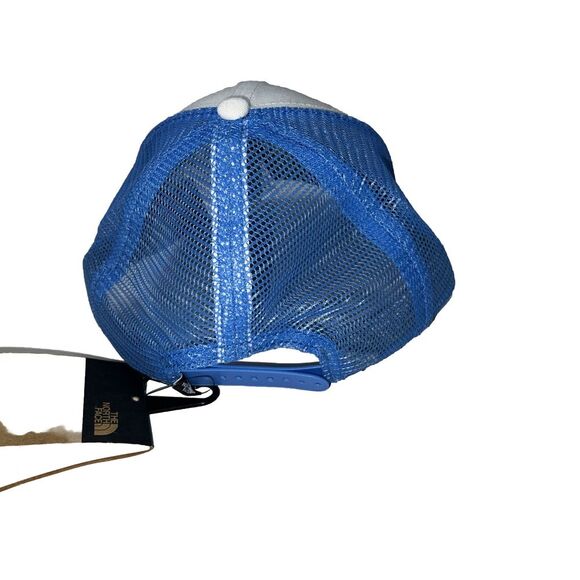 The North Face Mudder Trucker Hat Unisex OS Super Sonic Blue/White Mesh Snapback - Picture 4 of 4